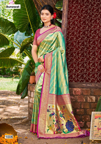 Devyani Silk Bunawat Kanjivaram Silk Sarees Supplier Gujarat