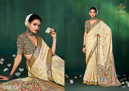 Devyani Vol 2 Shubh Shree Dull Moss Sarees Exporter India