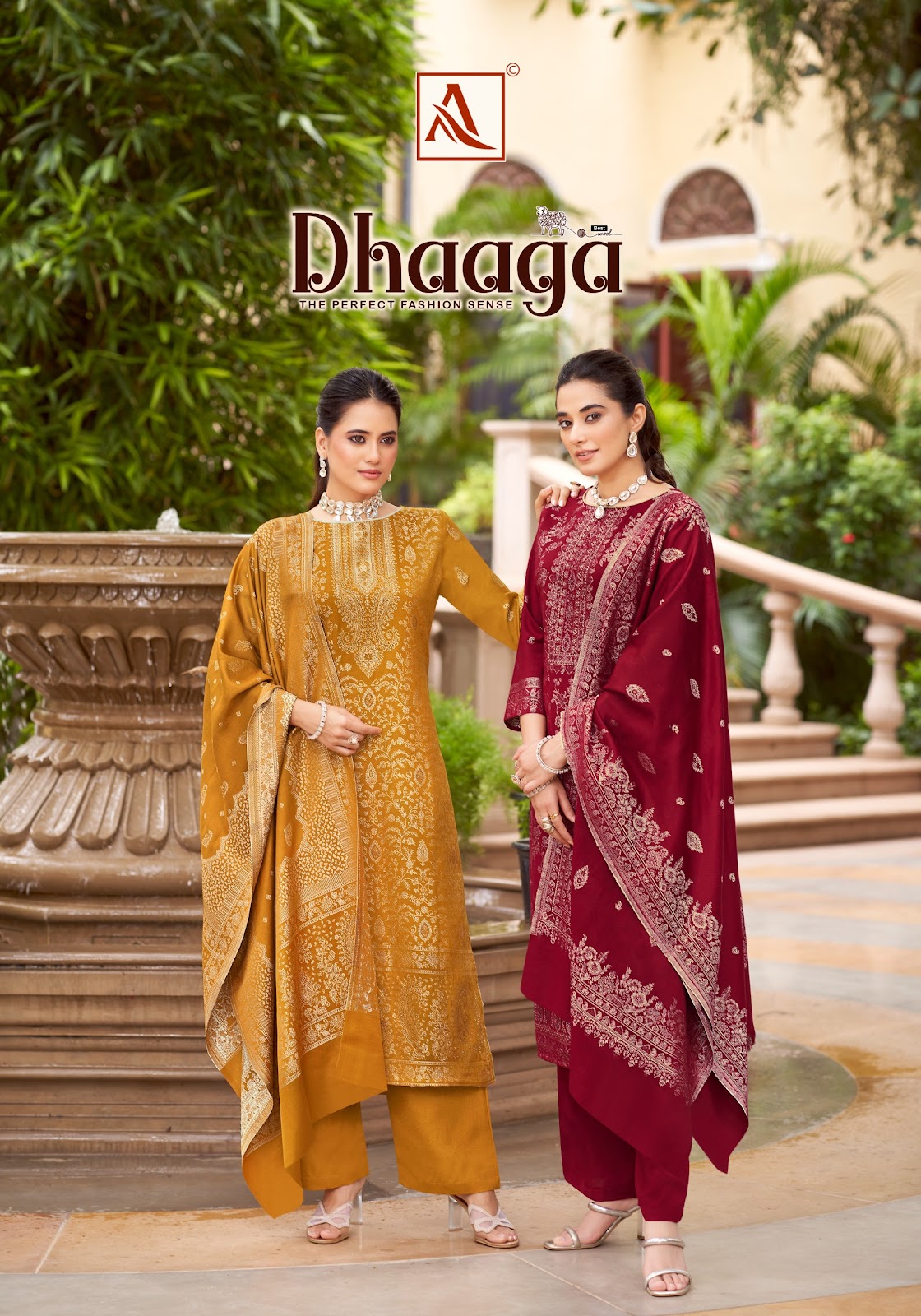 Dhaaga Alok Viscose Pashmina Suits Exporter Ahmedabad