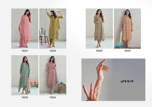 Dhaage Jay Vijay Moga Silk Pant Style Suits Wholesale