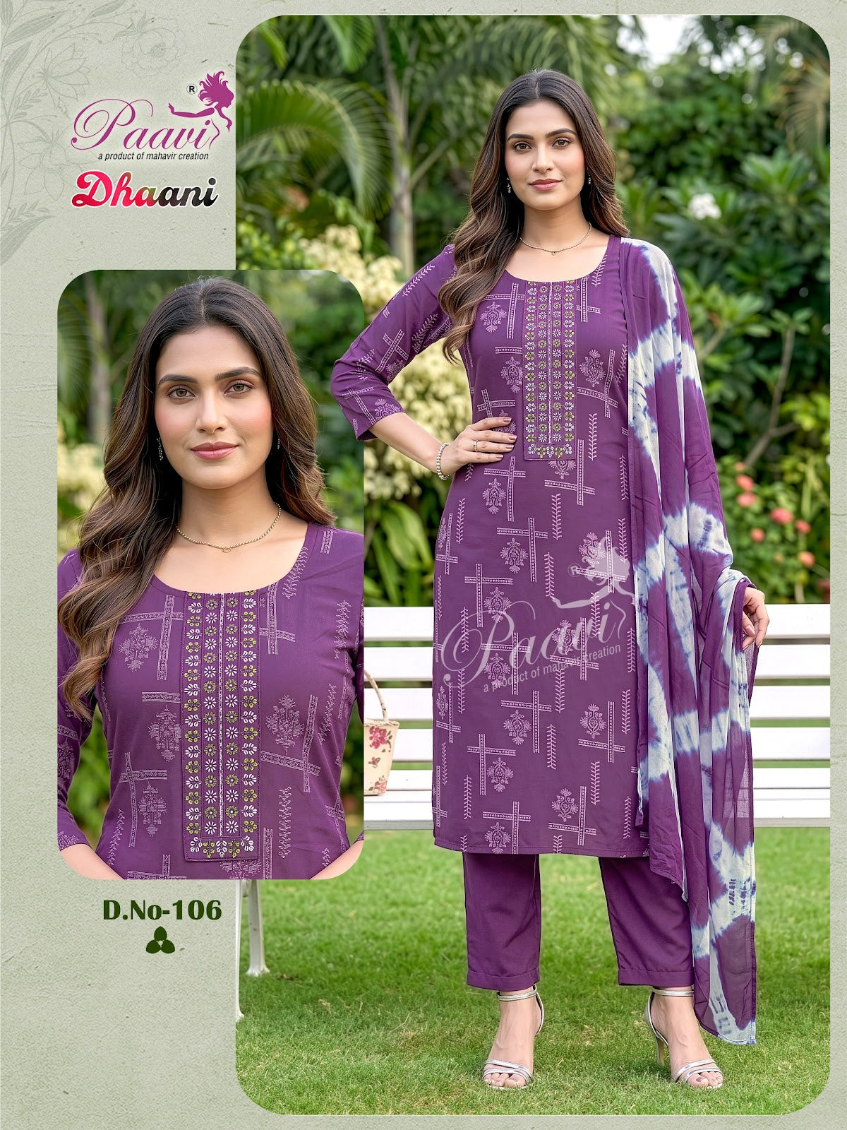 Dhaani Paavi Readymade Pant Style Suits Wholesale Price