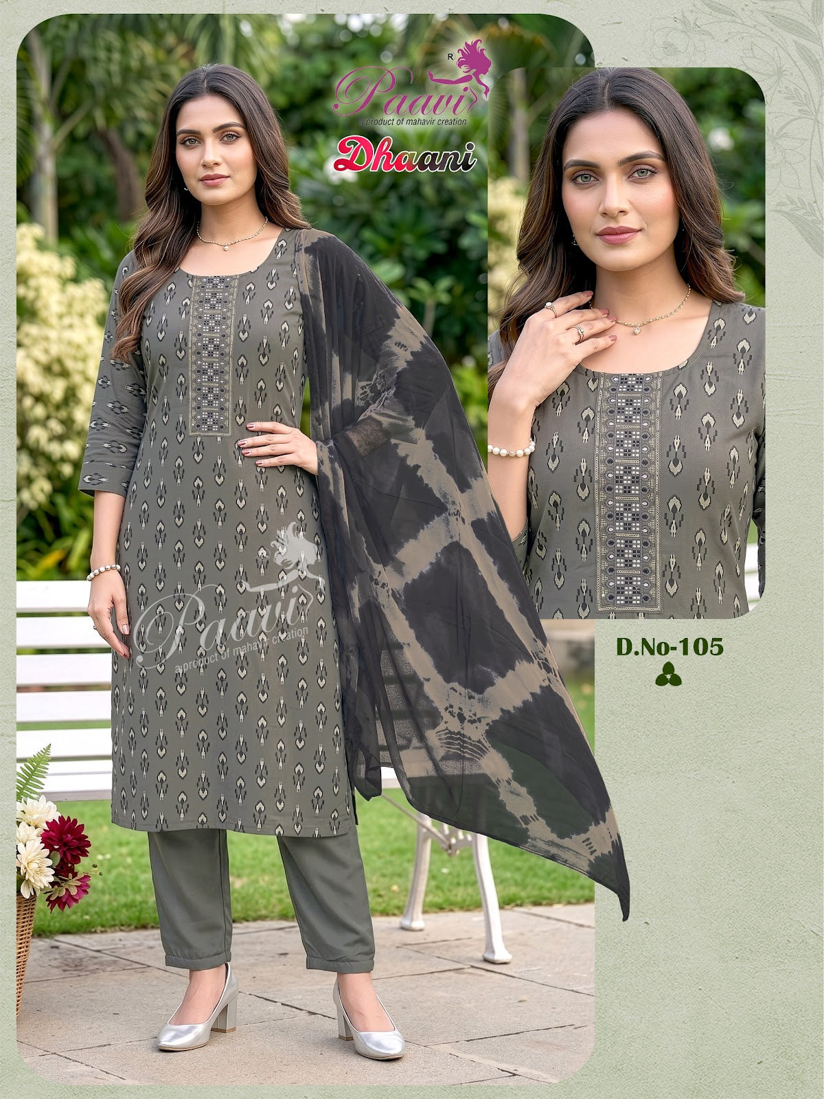 Dhaani Paavi Readymade Pant Style Suits Wholesale Price