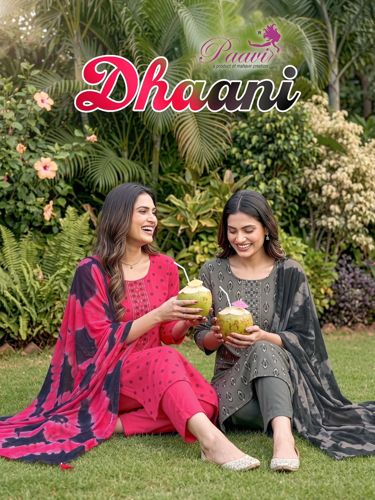 Dhaani Paavi Readymade Pant Style Suits Wholesale Price