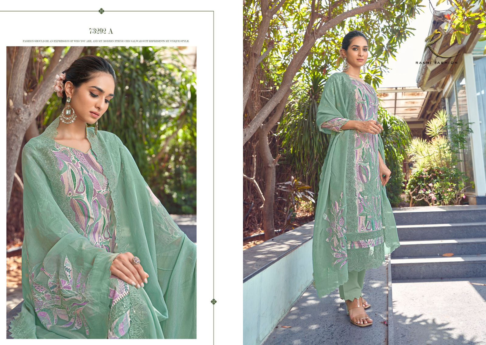Dhadak Rakhi Fashion Pure Viscose Pant Style Suits Wholesale Rate