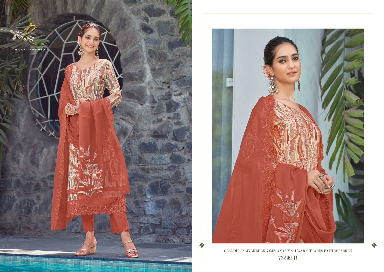 Dhadak Rakhi Fashion Pure Viscose Pant Style Suits Wholesale Rate