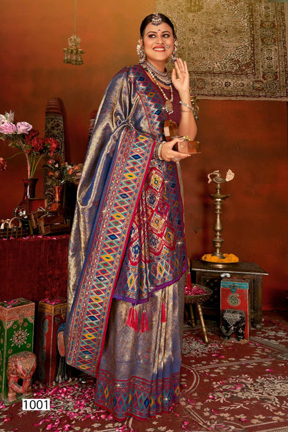 Dhadkan Tissue Saroski Vol 3 Saroj Tissue Silk Sarees Manufacturer Ahmedabad