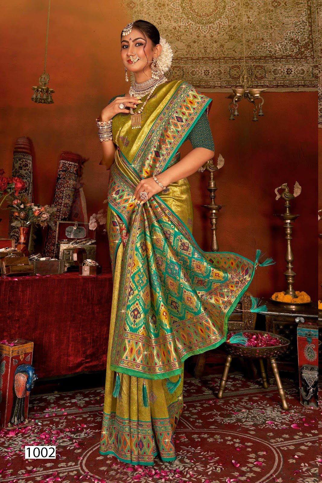 Dhadkan Tissue Saroski Vol 3 Saroj Tissue Silk Sarees Manufacturer Ahmedabad