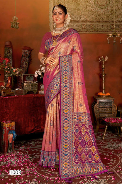 Dhadkan Tissue Saroski Vol 3 Saroj Tissue Silk Sarees Manufacturer Ahmedabad