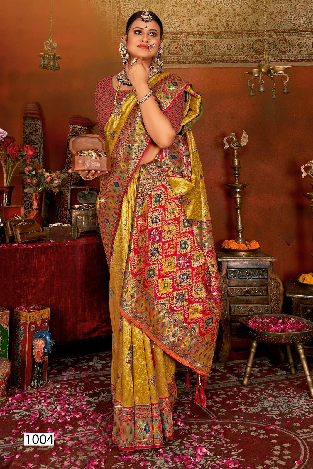 Dhadkan Tissue Saroski Vol 3 Saroj Tissue Silk Sarees Manufacturer Ahmedabad