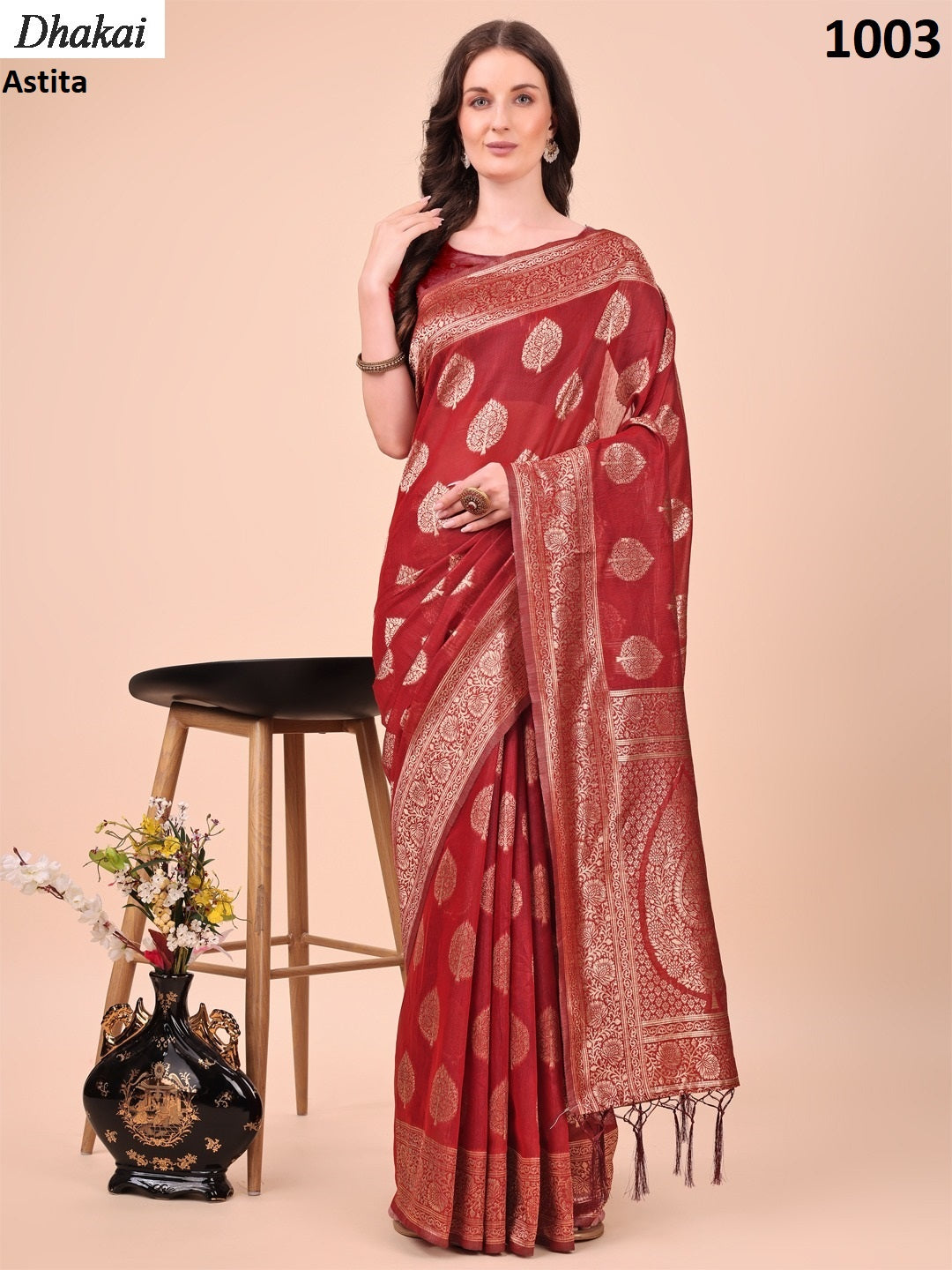 Dhakai 1001-1003 Astita Cotton Sarees Supplier