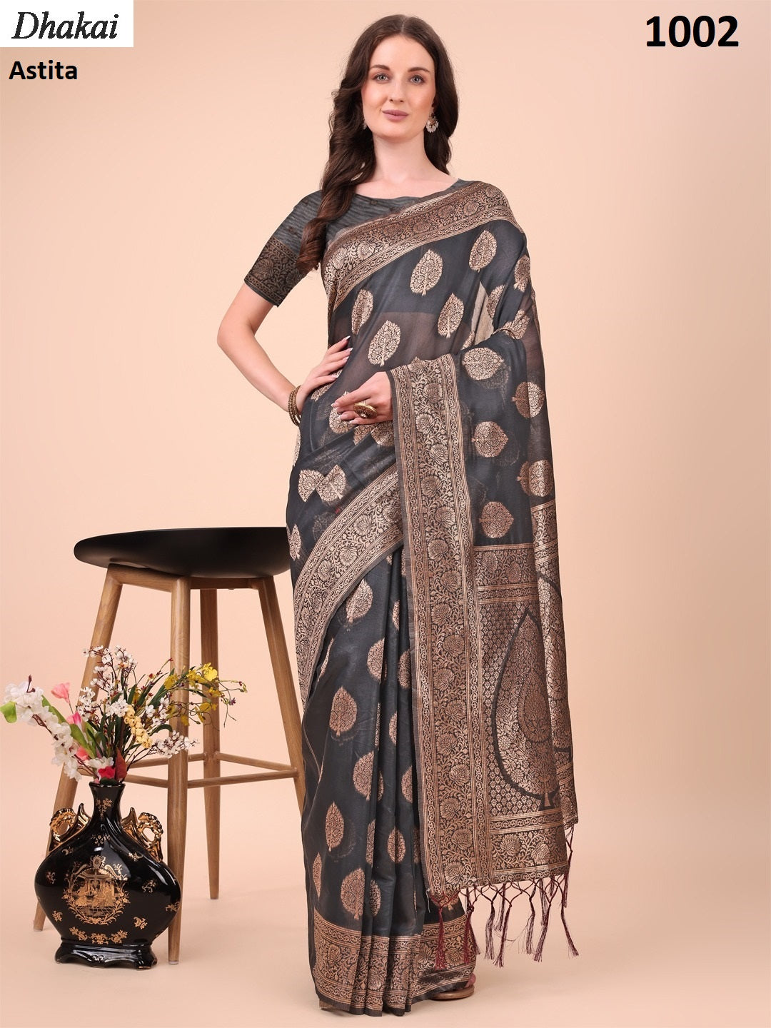 Dhakai 1001-1003 Astita Cotton Sarees Supplier