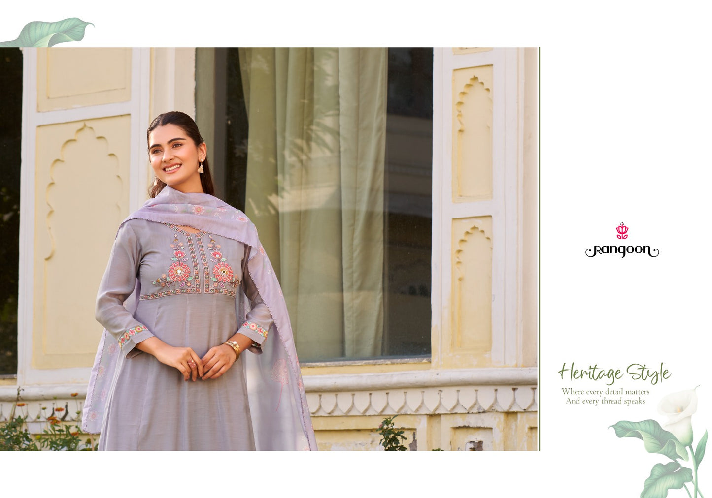 Dhara Rangoon Cotton Readymade Anarkali Suits Manufacturer Gujarat
