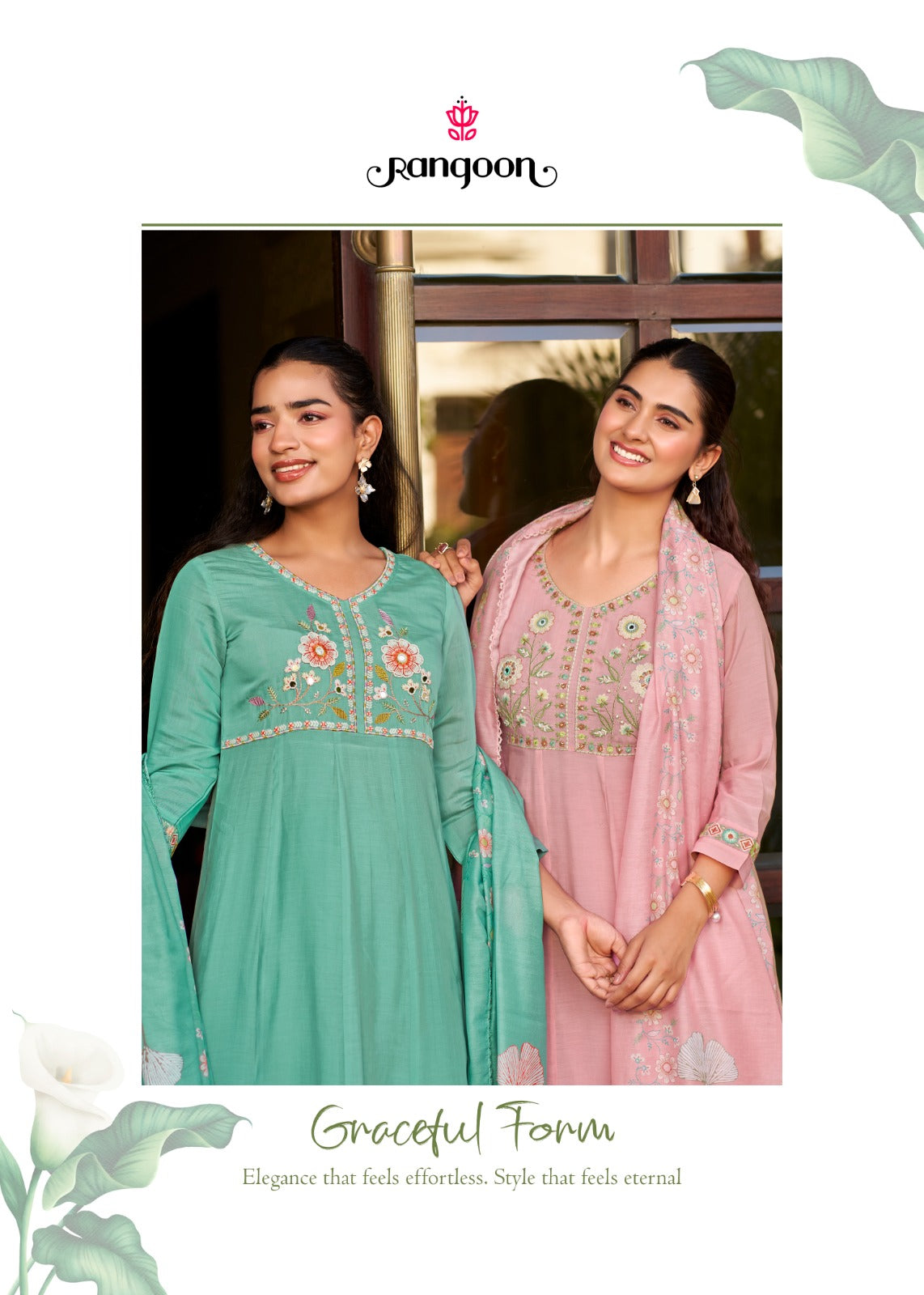 Dhara Rangoon Cotton Readymade Anarkali Suits Manufacturer Gujarat