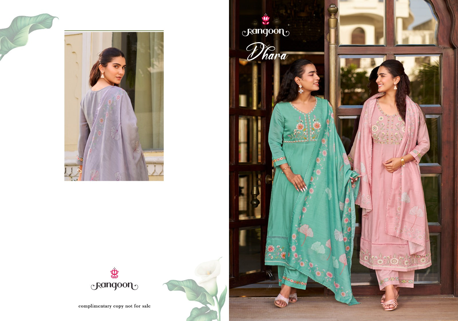 Dhara Rangoon Cotton Readymade Anarkali Suits Manufacturer Gujarat
