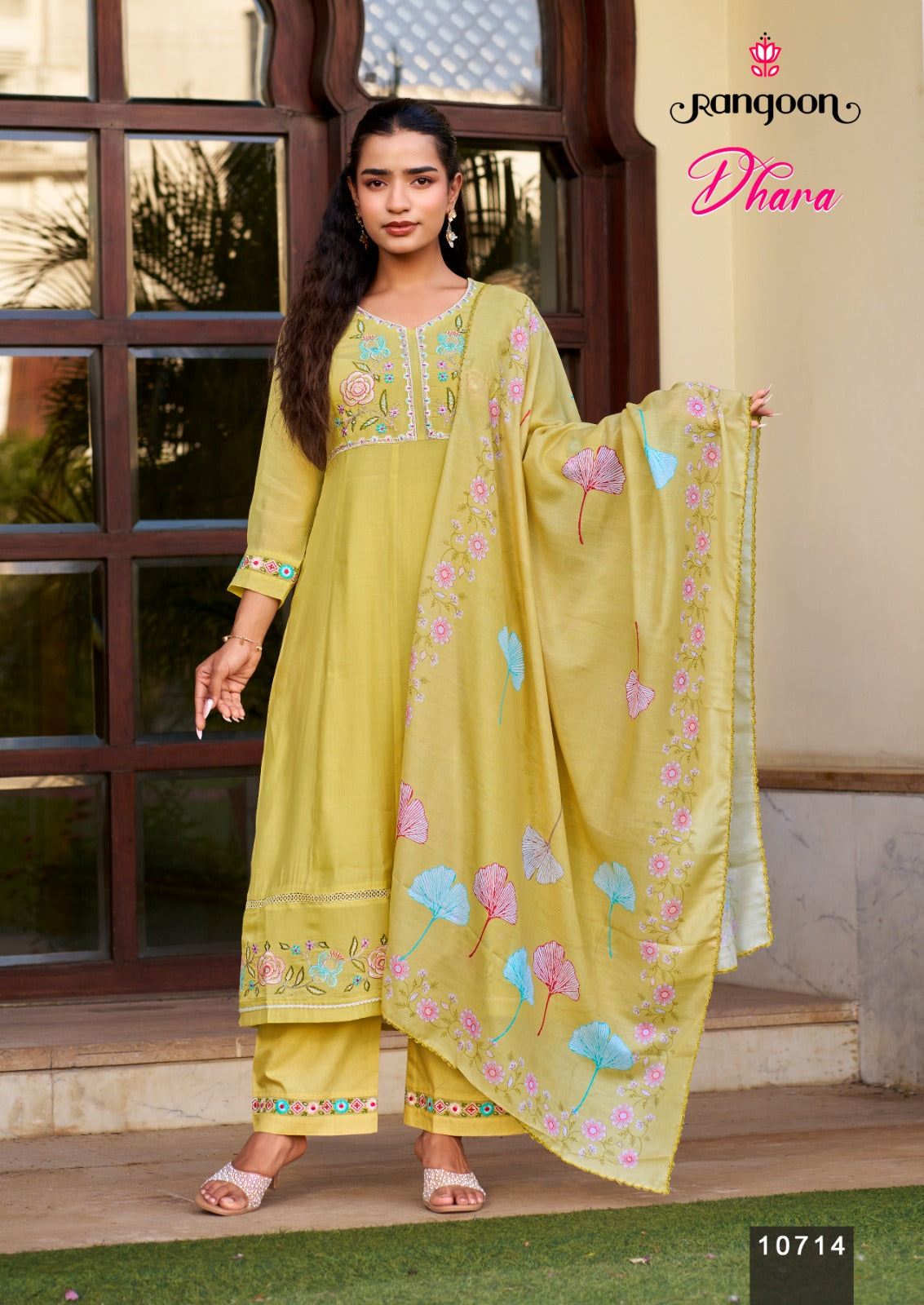 Dhara Rangoon Cotton Readymade Anarkali Suits Manufacturer Gujarat