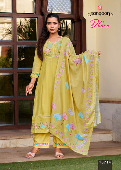 Dhara Rangoon Cotton Readymade Anarkali Suits Manufacturer Gujarat