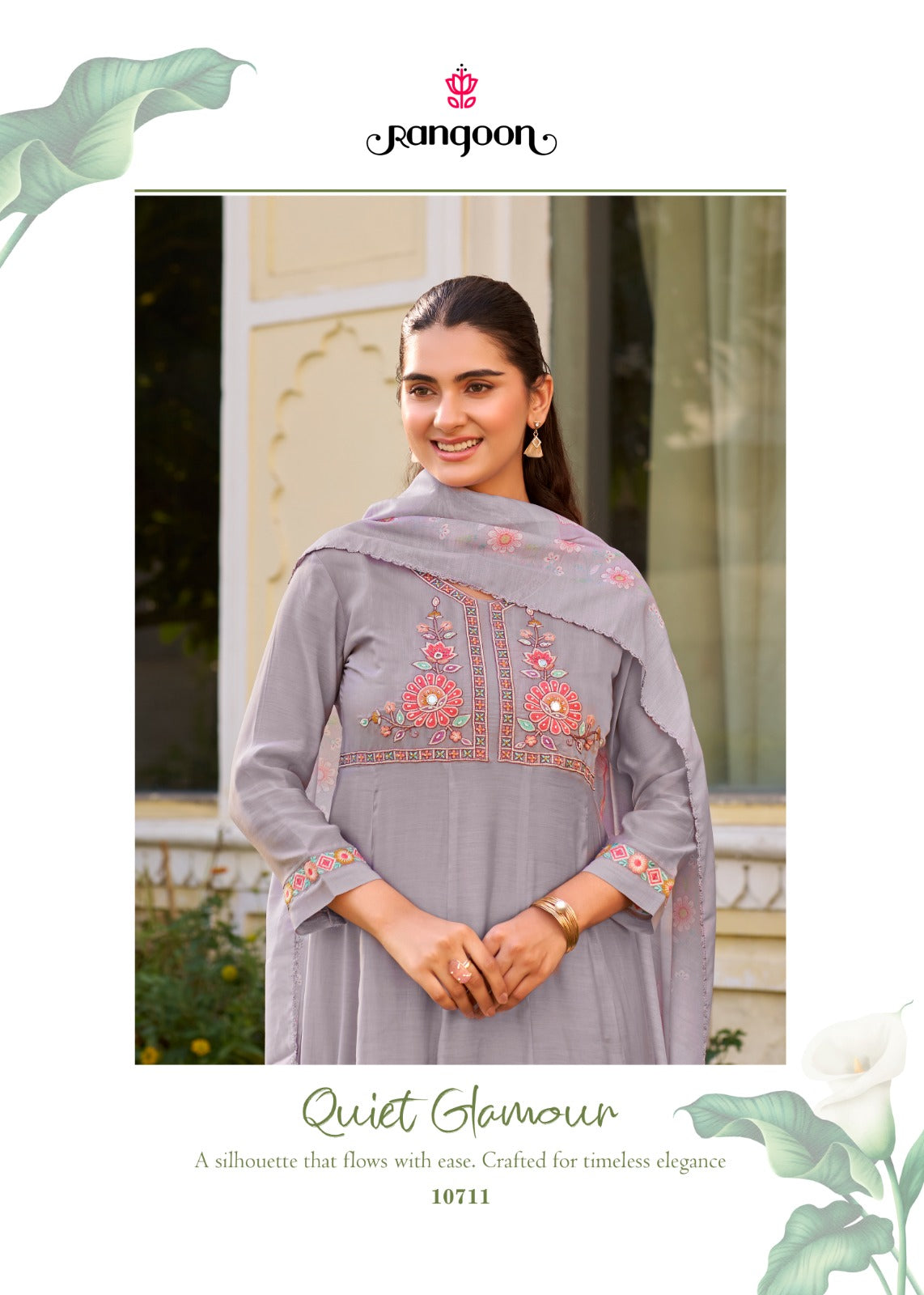 Dhara Rangoon Cotton Readymade Anarkali Suits Manufacturer Gujarat