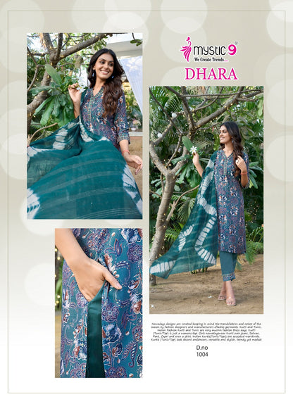 Dhara Vol 1 Mystic 9 Vetican Readymade Pant Style Suits Exporter