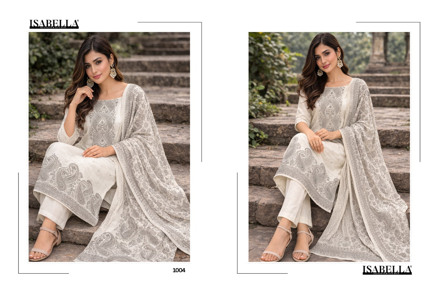 Dhara Yesfab Isabella Cambric Pant Style Suits Manufacturer India