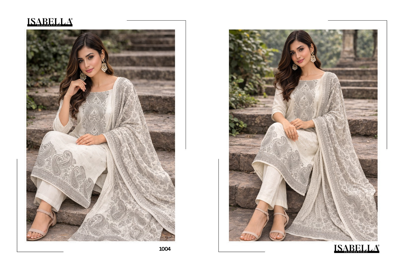 Dhara Yesfab Isabella Cambric Pant Style Suits Manufacturer India
