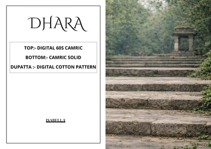 Dhara Yesfab Isabella Cambric Pant Style Suits Manufacturer India