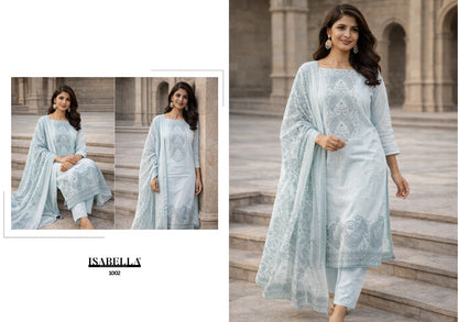 Dhara Yesfab Isabella Cambric Pant Style Suits Manufacturer India
