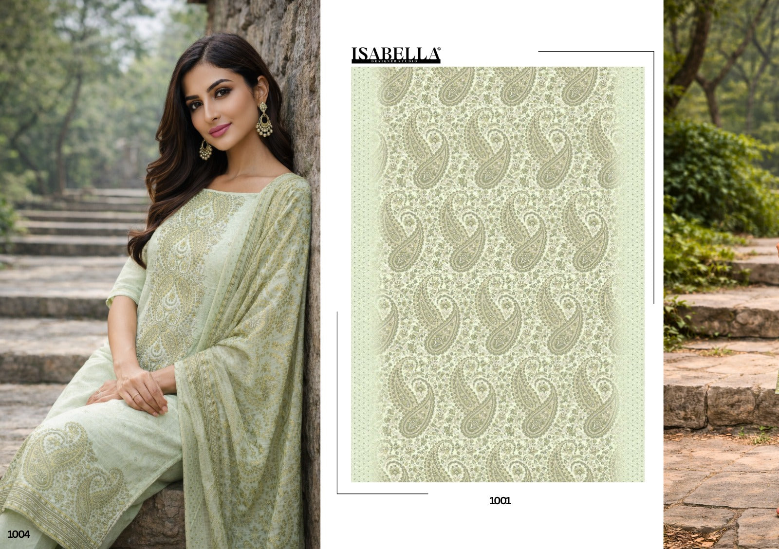 Dhara Yesfab Isabella Cambric Pant Style Suits Manufacturer India