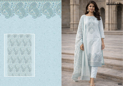 Dhara Yesfab Isabella Cambric Pant Style Suits Manufacturer India
