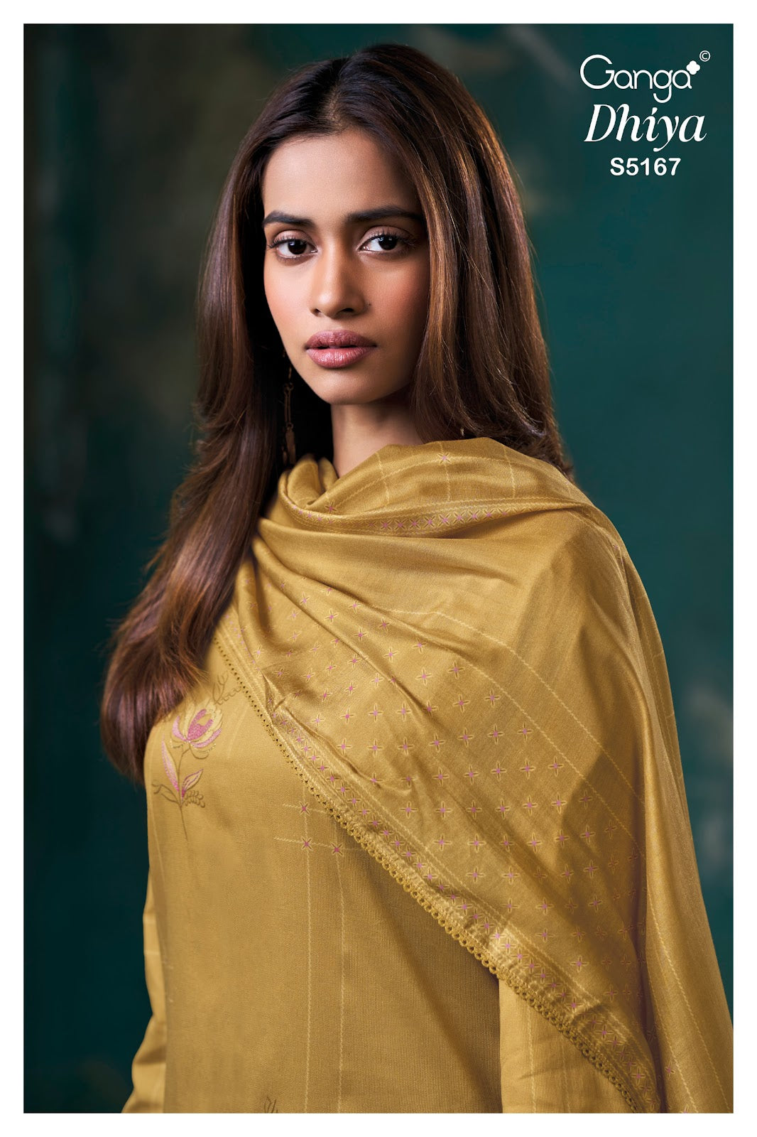 Dhiya S5167 Ganga Corduroy Pant Style Suits Exporter India