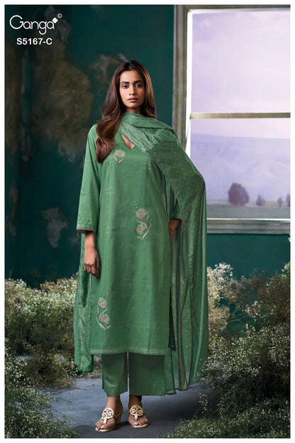 Dhiya S5167 Ganga Corduroy Pant Style Suits Exporter India