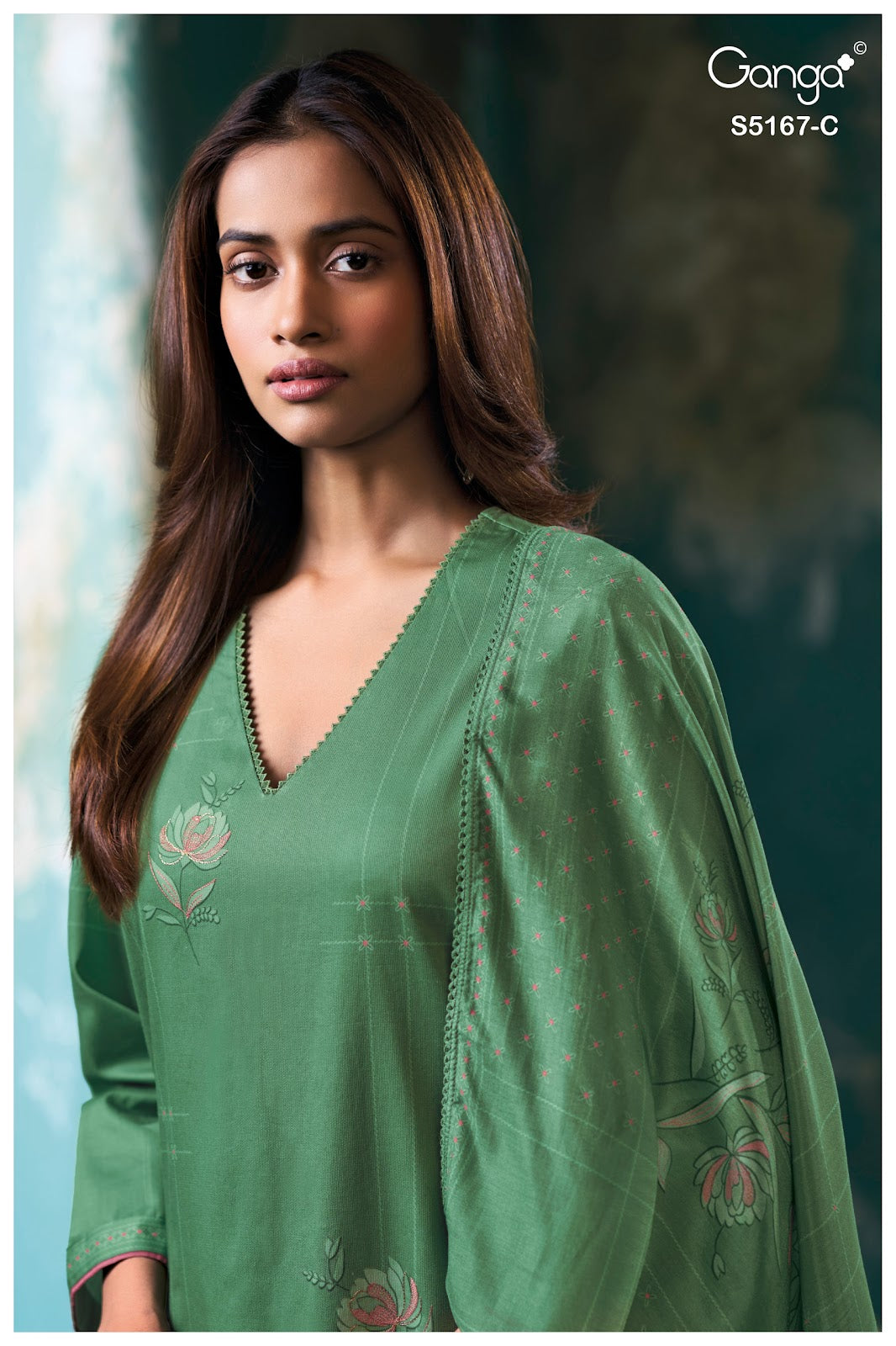 Dhiya S5167 Ganga Corduroy Pant Style Suits Exporter India