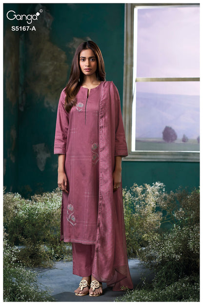 Dhiya S5167 Ganga Corduroy Pant Style Suits Exporter India