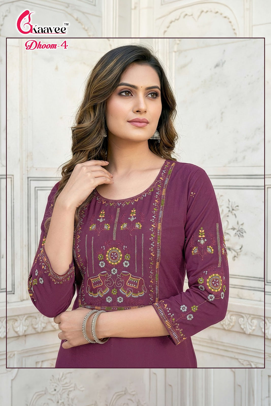 Dhoom 4 Kaavee Cotton Kurti Plazzo Set Exporter Ahmedabad