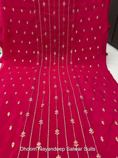 Dhoom Nayandeep Organza Salwar Suits Wholesale Price
