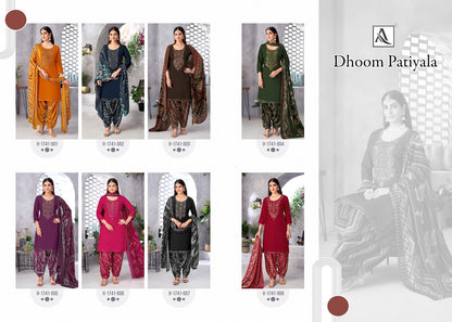 Dhoom Patiyala Alok Reyon Karachi Salwar Suits Wholesaler