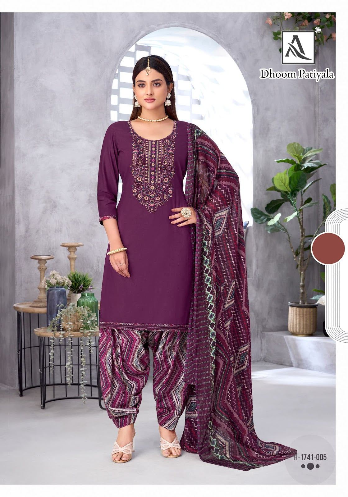 Dhoom Patiyala Alok Reyon Karachi Salwar Suits Wholesaler