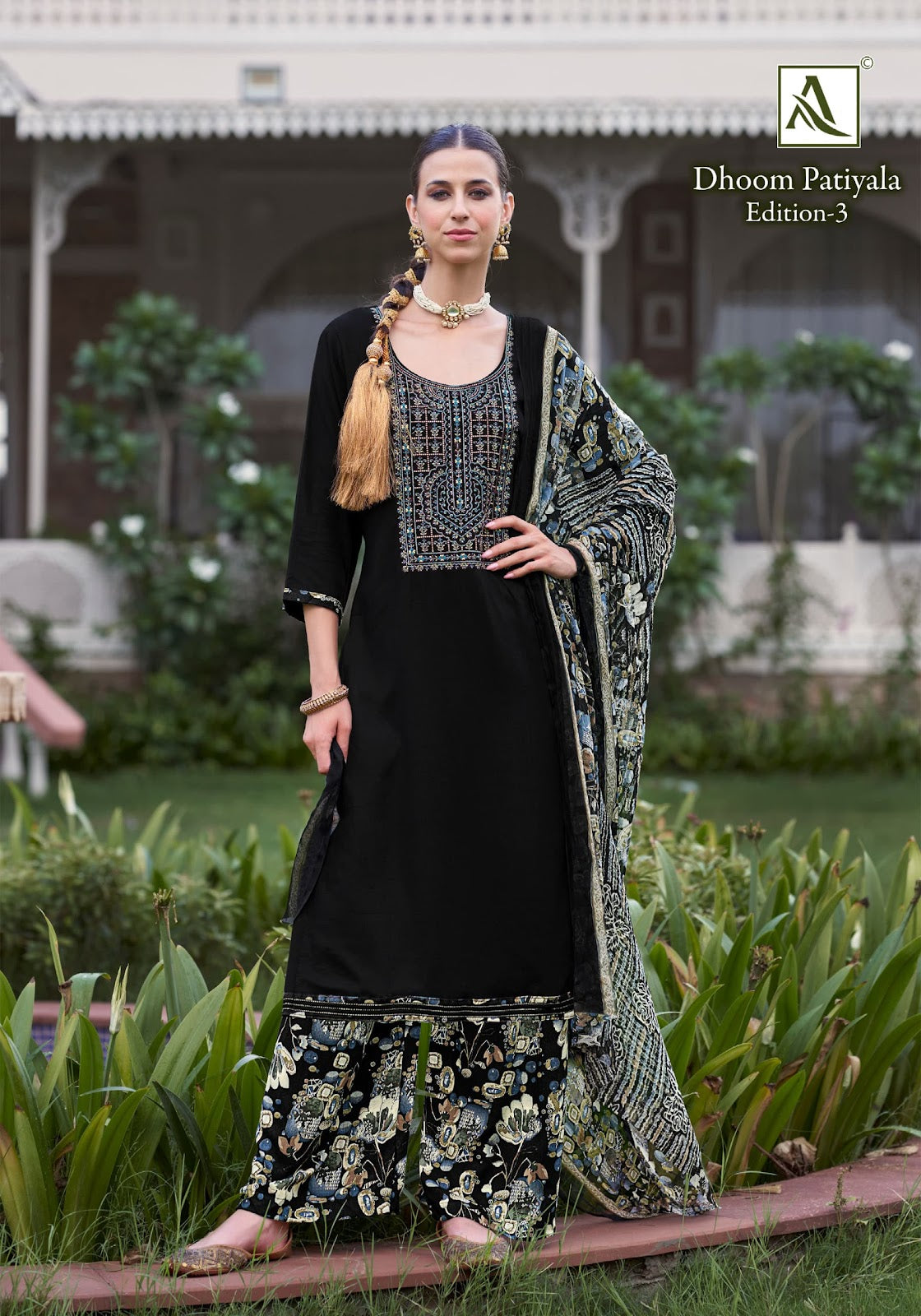 Dhoom Patiyala Edition 3 Alok Viscose Reyon Karachi Salwar Suits Exporter India