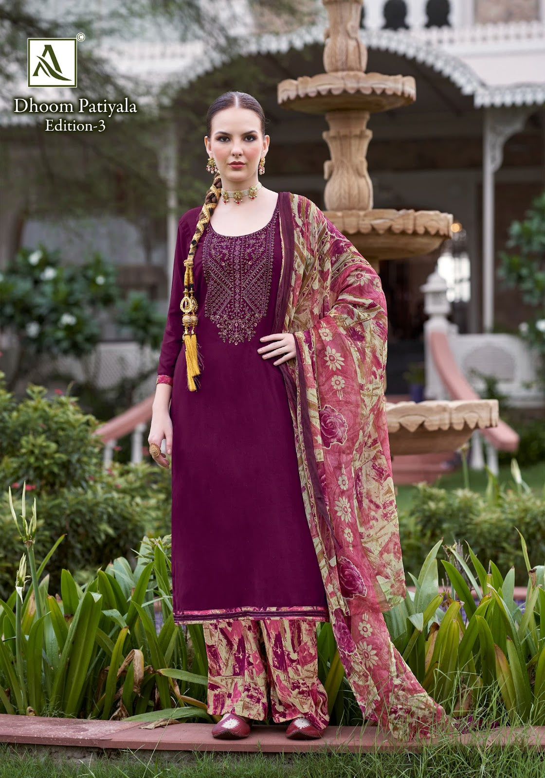 Dhoom Patiyala Edition 3 Alok Viscose Reyon Karachi Salwar Suits Exporter India