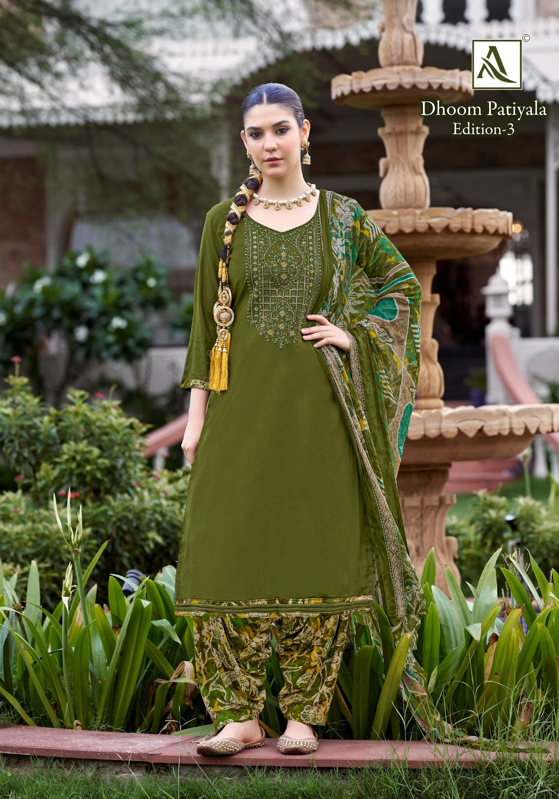 Dhoom Patiyala Edition 3 Alok Viscose Reyon Karachi Salwar Suits Exporter India