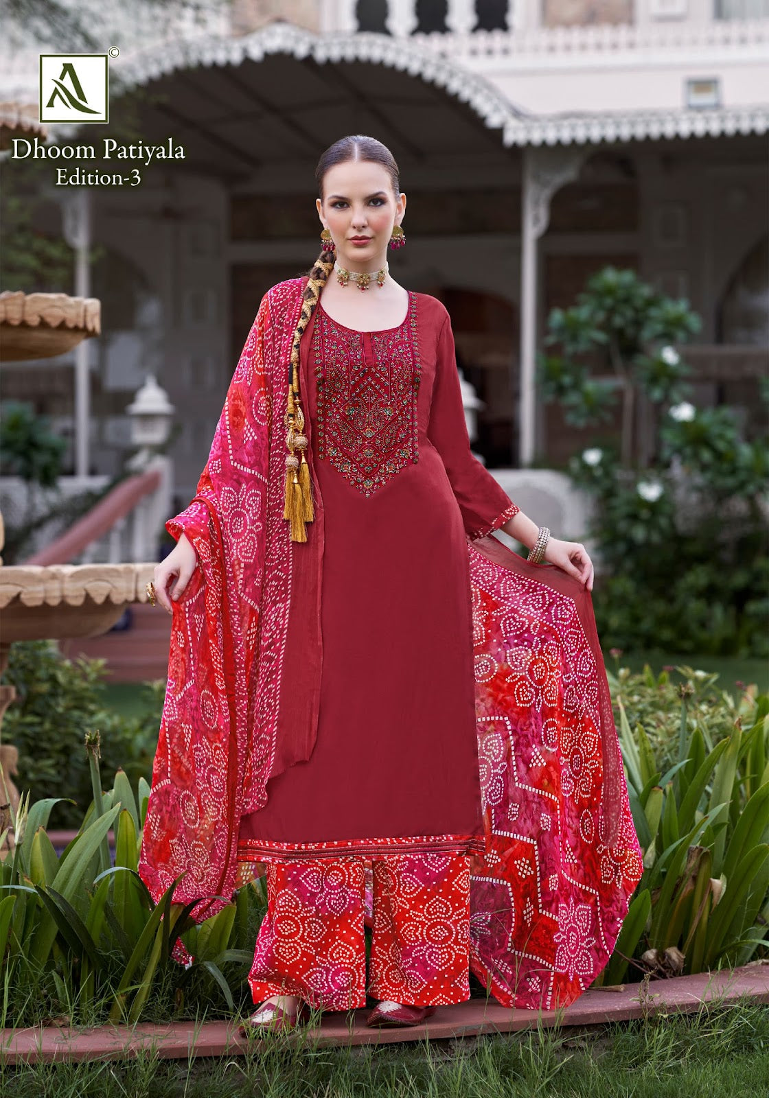 Dhoom Patiyala Edition 3 Alok Viscose Reyon Karachi Salwar Suits Exporter India