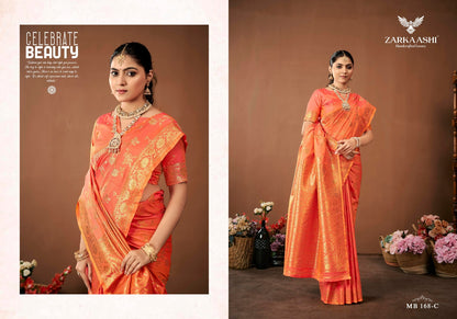 Dhoop Chav Vol 2 Zarkaashi Silk Sarees Wholesaler Gujarat