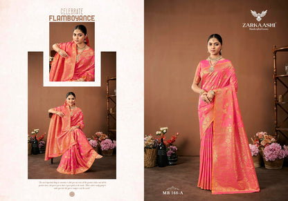 Dhoop Chav Vol 2 Zarkaashi Silk Sarees Wholesaler Gujarat