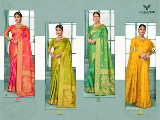 Dhoop Chav Zarkaashi Silk Sarees Exporter Ahmedabad