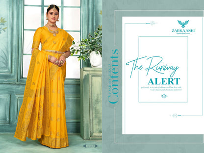 Dhoop Chav Zarkaashi Silk Sarees Exporter Ahmedabad