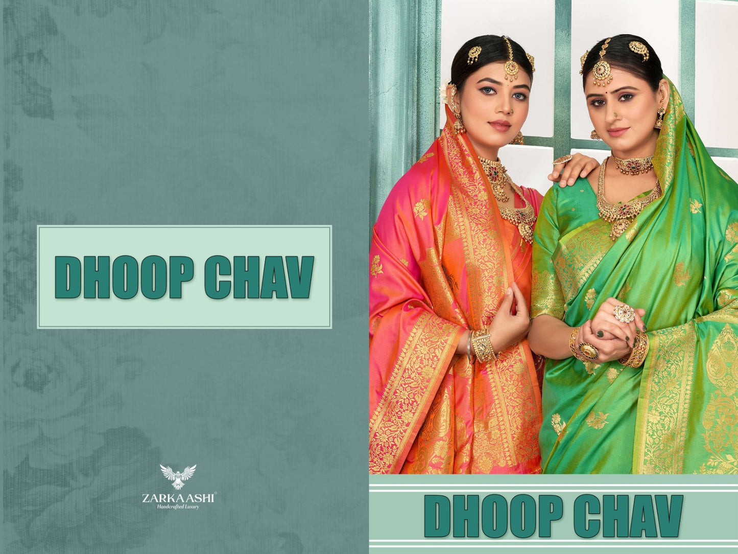 Dhoop Chav Zarkaashi Silk Sarees Exporter Ahmedabad