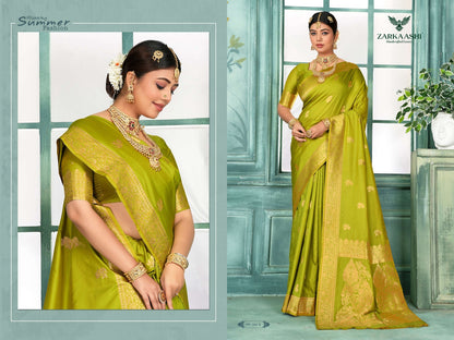 Dhoop Chav Zarkaashi Silk Sarees Exporter Ahmedabad