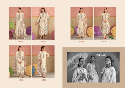 Dhoop Ka Chaata Jay Vijay Lilen Pant Style Suits Wholesale Price