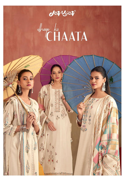 Dhoop Ka Chaata Jay Vijay Lilen Pant Style Suits Wholesale Price