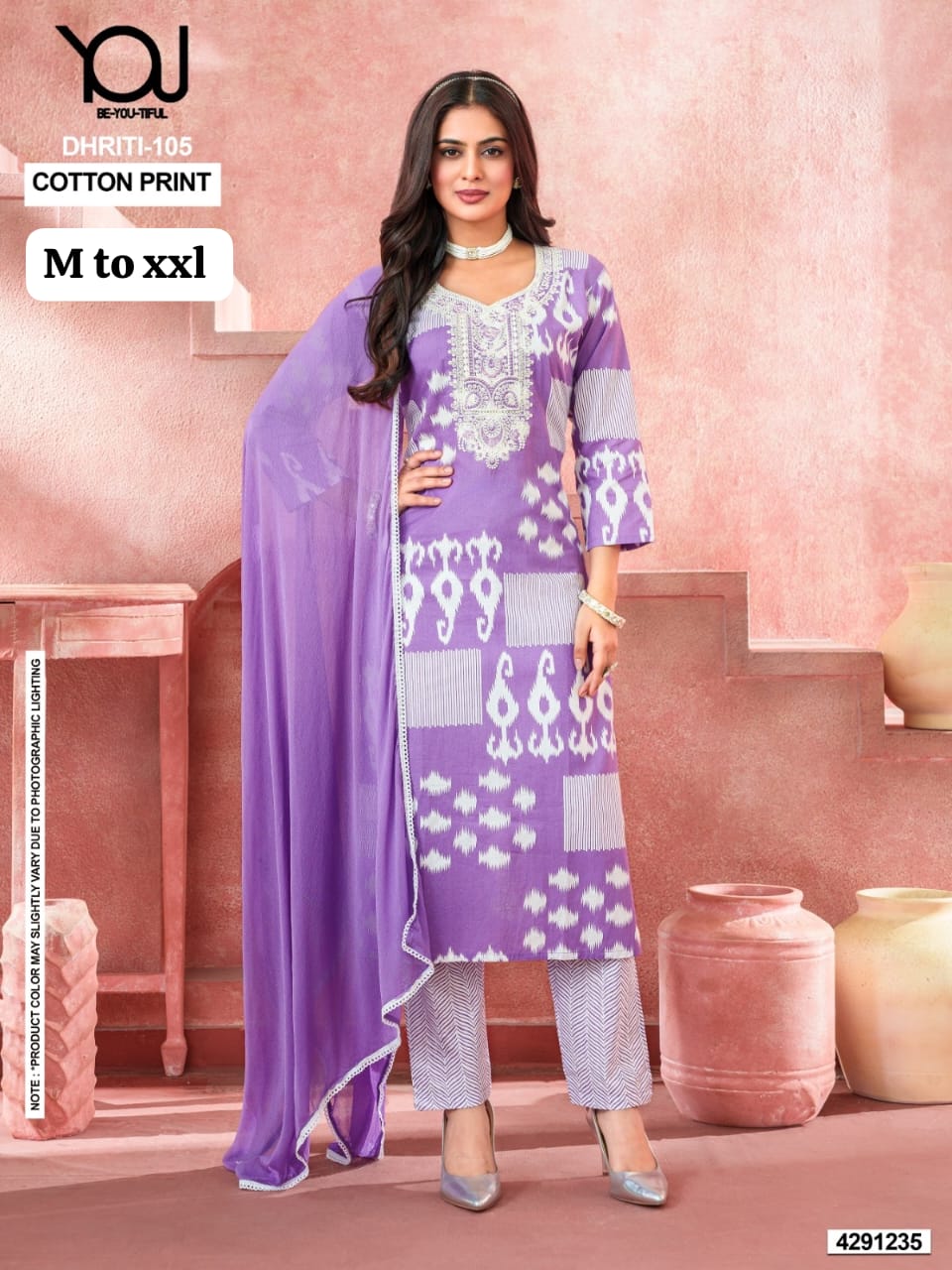 Dhriti 105 You Readymade Cotton Pant Suits Manufacturer Gujarat