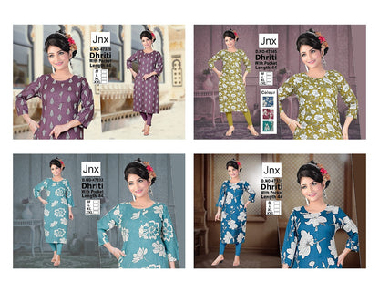 Dhriti 191125 Jnx Straight Cut Kurtis Exporter Gujarat